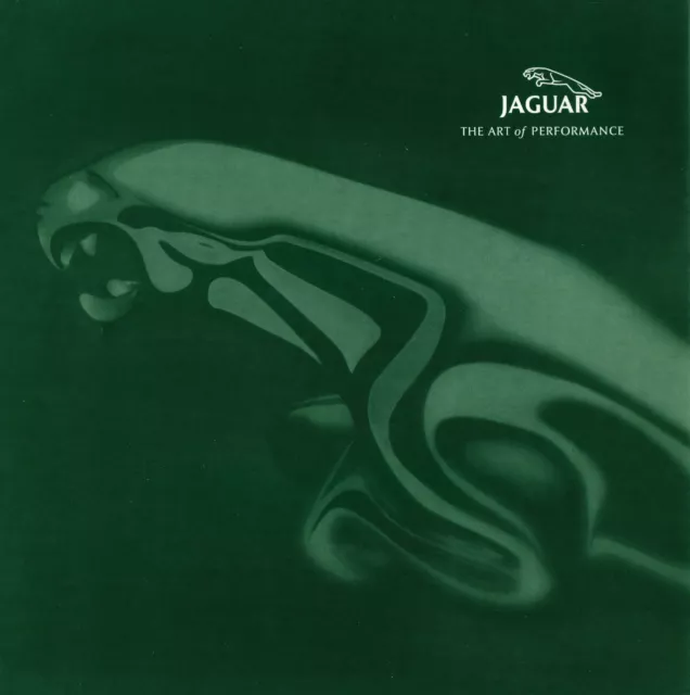 JAGUAR DAIMLER 2001 Range UK Sales Poster Brochure includesXJR, XK8 & XKR