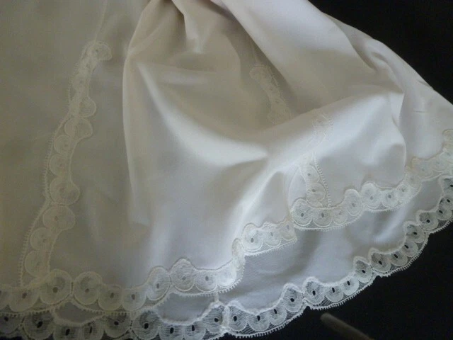 joli jupon vintage jolie dentelle taille élastique taille 34