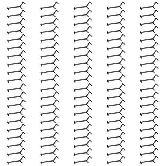 Hameçons VMC 7150 – Lot De 100 Gabarits Barbares Noirs – Pêche Eau Douce Et Mer