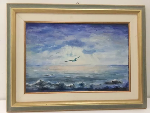 quadro marina a olio