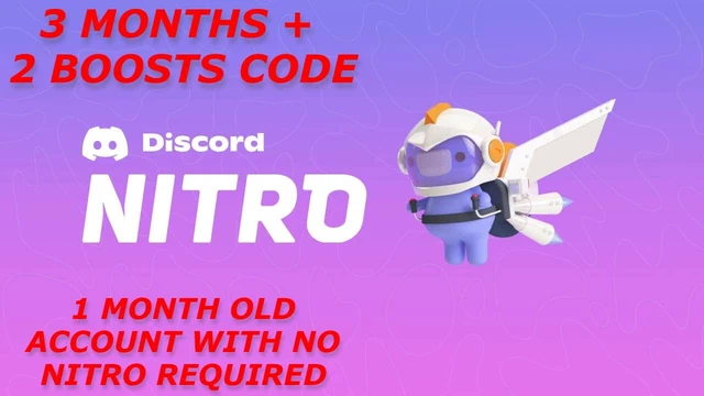 Discord Nitro | 3 months trial code