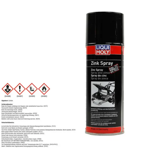 LIQUI MOLY 1540 400 ml Spray di zinco 656993 EUR 13,93 - PicClick IT