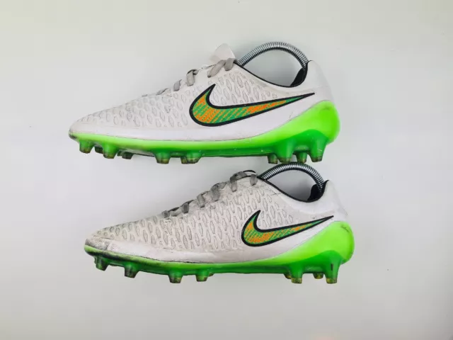 Nike Magista Opus ACC Football Boots Mens Size 7 White Poison Green