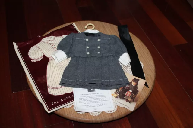 American Girl Doll Samantha Retired PC 1992 Buster Brown School Outfit. EUC