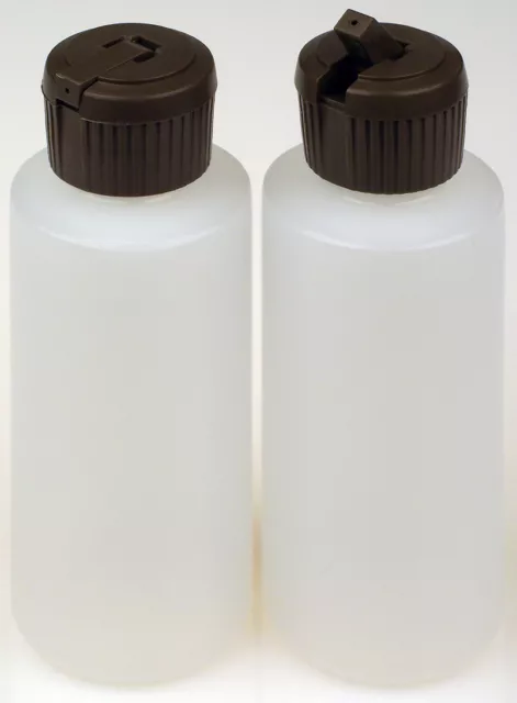 Plastic Bottles w/Applicator Lids, 2-oz. 30-Pack, New