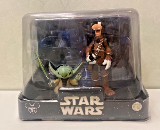 STAR WARS PACK Disneyland Star Tours Goofy Stitch Yoda chewbacca