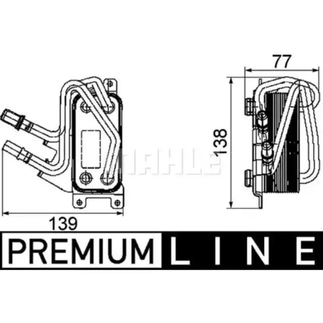 Ölkühler Motoröl MAHLE CLC 67 000P für BMW 7er