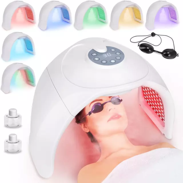 Maschera Led Viso 7 Colori: Funzione Spray LED Mask - Luce Vicino a Infrarossi V