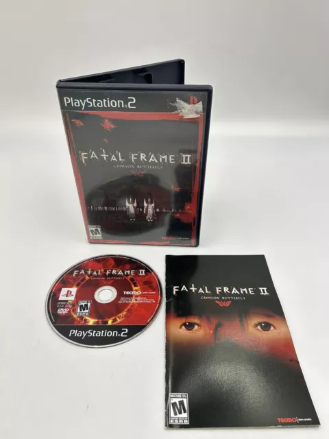 Fatal Frame II: Crimson Butterfly (PlayStation 2) PS2 Complete W/Manual, Tested