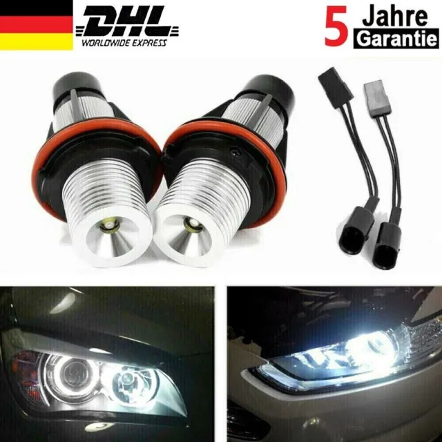 2-4x LED Standlicht Ringe Angel Eyes für BMW E39 E53 E60 E61 E63 E64 E65 E66 E87 2