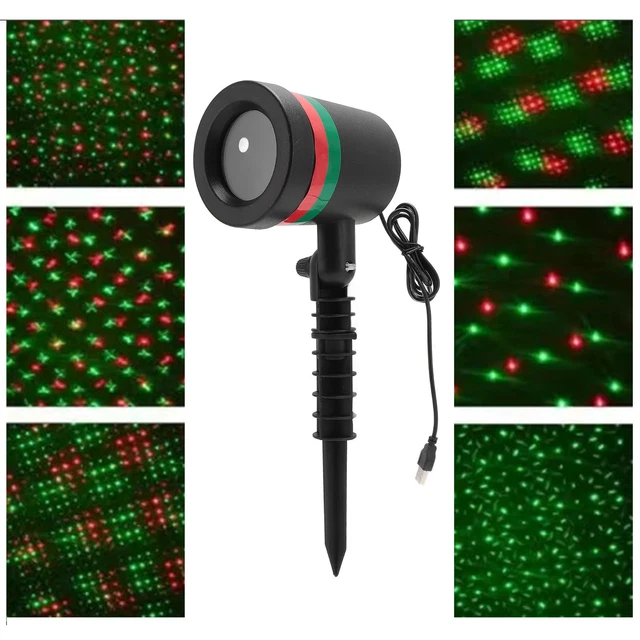 OUTDOOR PROJECTOR LIGHT Ground Stake Projection Light Set Convenient ...