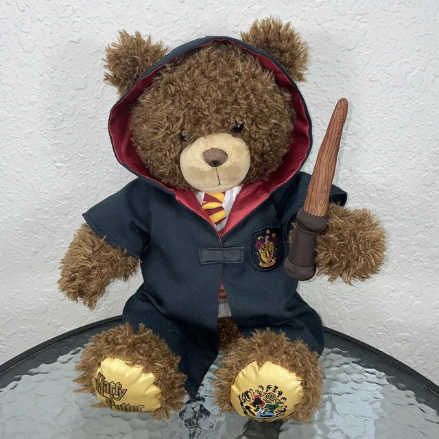 18” BUILD A Bear Harry Potter Gryffindor Brown Bear Plush Robe Shirt