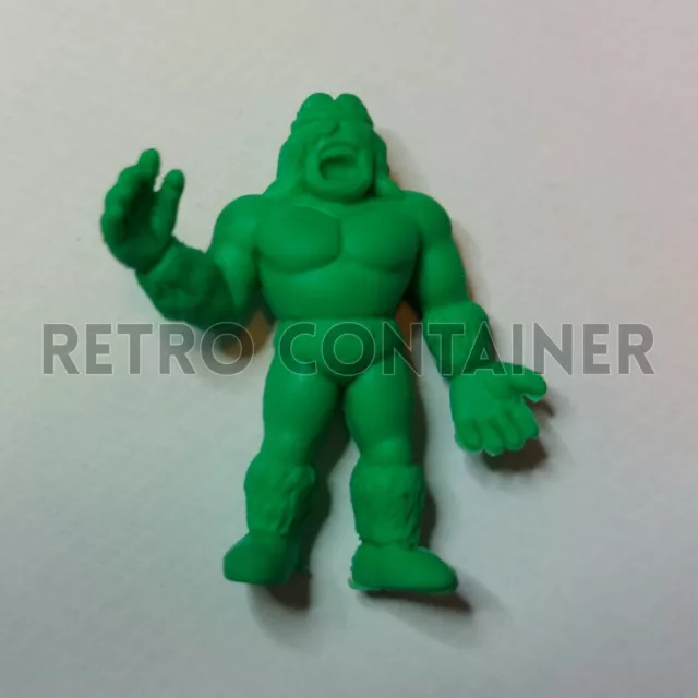 KINNIKUMAN KINKESHI - Vintage Rubber Figure Keshi Exogini Muscle Men - Green