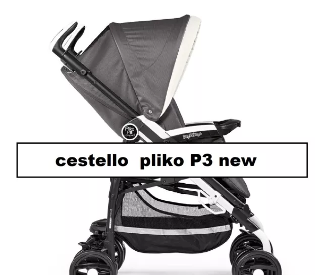 Peg Perego Pliko P3 Panier Porte- Articles NY01RE53M -nuovo-italia