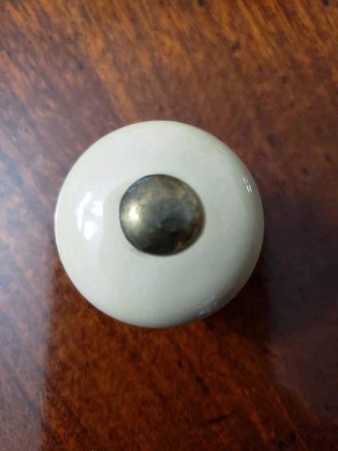 Ceramic/Brass Drawer/Cabinet Knobs
