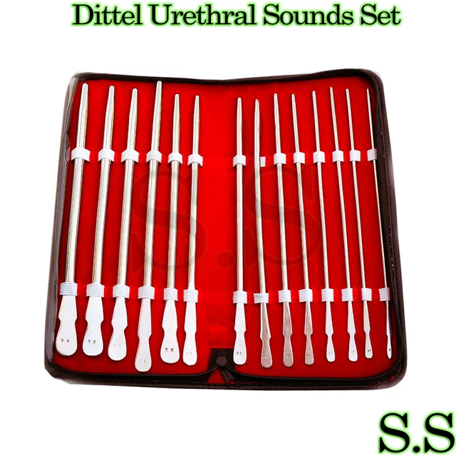 Dittel Urethral Sounds Set of 14 Urology Surgical Inst Dittel Urethral Sounds Set of 14 Urology Surgical Inst