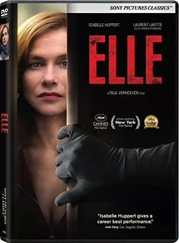 Elle~2016 New Sealed Dvd~Isabelle Huppert Laurent Lafitte Anne Consigny V. Efira