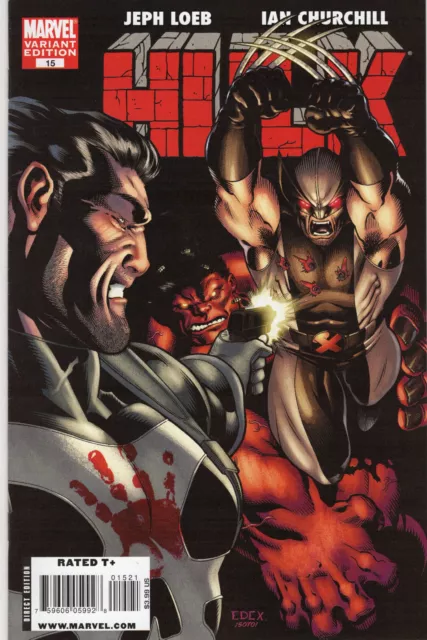 Hulk 15 (2009): McGuinness Variant NM 9.4 / 9.6 Wolverine - Free/Low Shipping