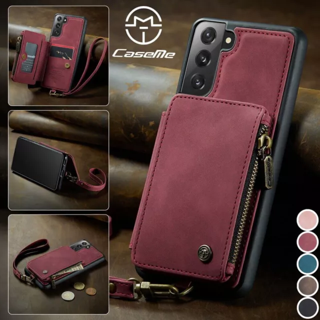 Caseme Card Wallet Phone Case For Samsung S21 S22 S23 iPhone 11 12 13 14 Pro Max