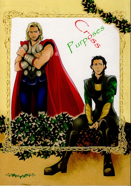 THOR DOUJINSHI COMIC Book Thor x Loki Cross Purposes £49.98 - PicClick UK