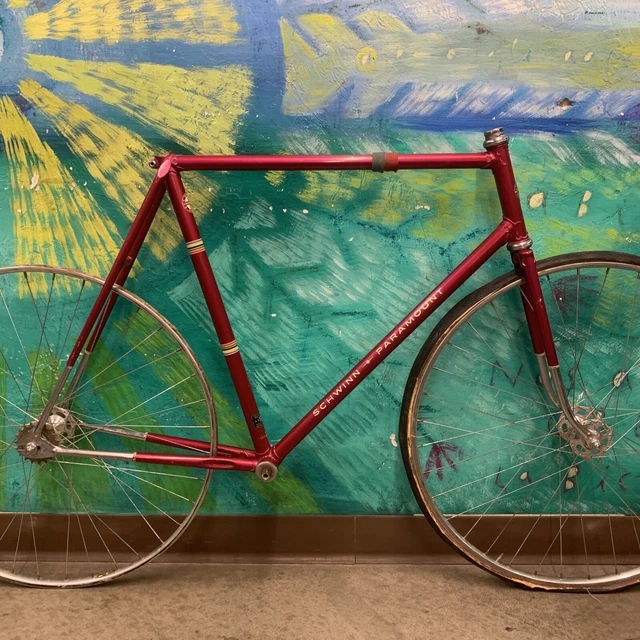 Schwinn Paramount P-14 Track Bike Campagnolo Reynolds 531 - Frame & Wheels Schwinn Paramount P-14 Track Bike Campagnolo Reynolds 531 - Frame & Wheels