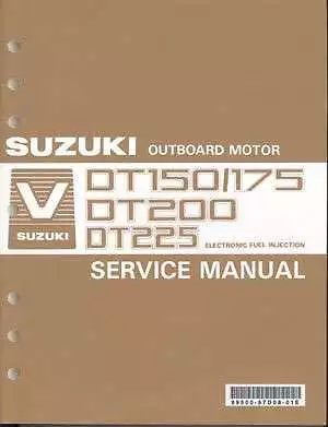 Suzuki DT150 DT175 DT200 DT225 Outboard Motor Service Repair Manual CD