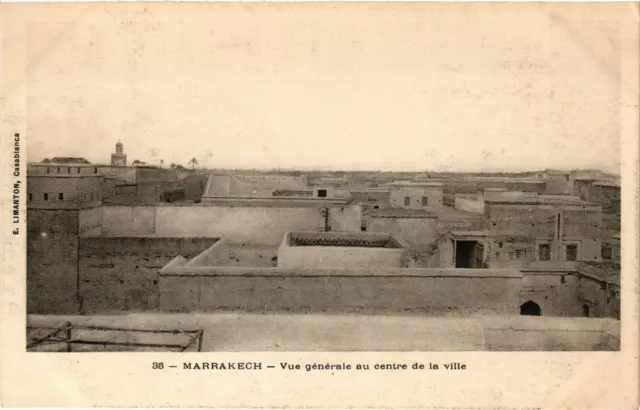 CPA AK Marrakech - Vue Generale au Centre de la Ville MAROC (963596)