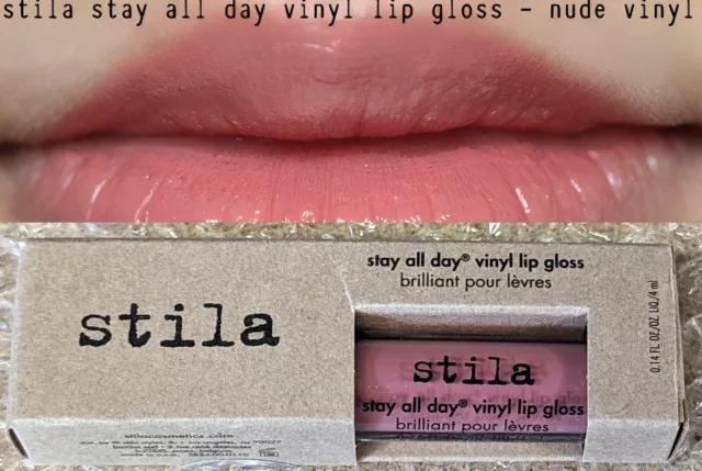 Stila Stay All Day Vinyl Lip Gloss Nude Vinyl New In Box