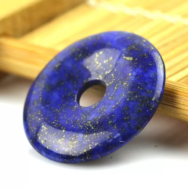 Joli Pendentif Mini Pi Chinois en Lapis Lazuli 3