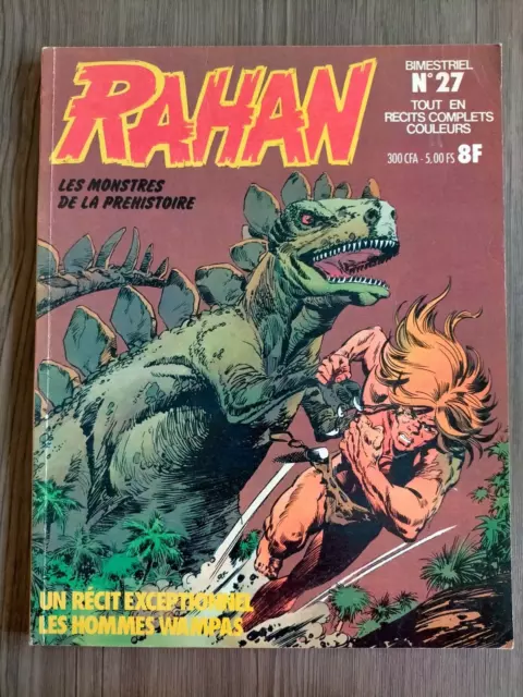 CHÉRET  RAHAN 1ère SÉRIE n° 27 de  1977  EO   vaillant TBIEN