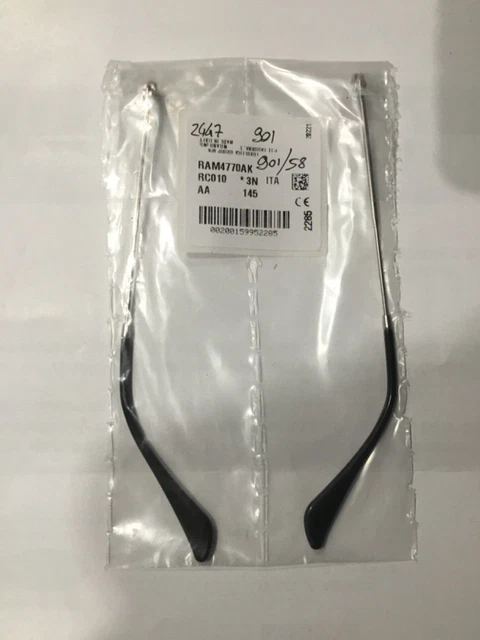 Aste Ricambio Ray Ban Mod. Rb 2447 Col. 901 + 901/58 New Original Arms