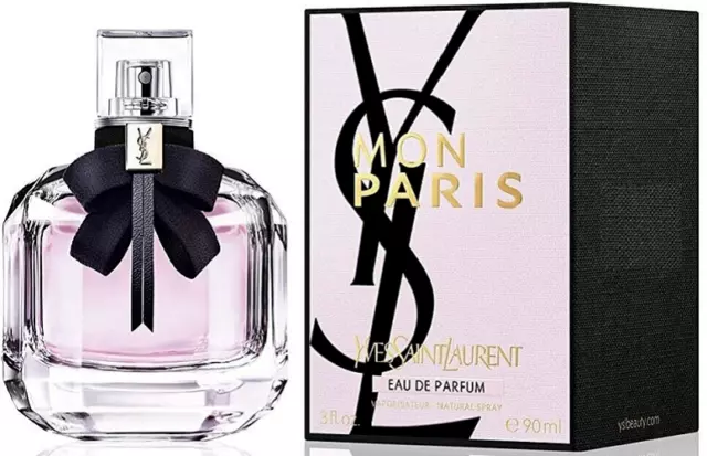 Mon Paris by Yves Saint Laurent Eau De Parfum EDP Perfume 3oz 90ml New in Box