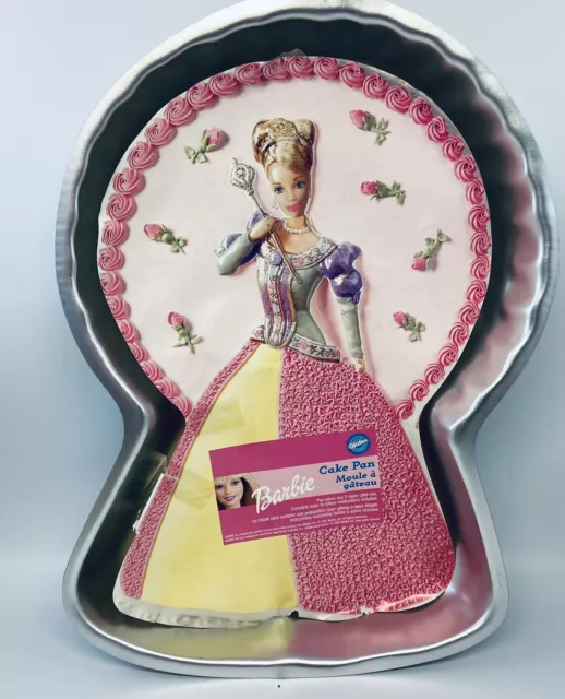 Wilton Barbie Vintage Cake Pan Princess Color Topper, Instructions 2105-8900