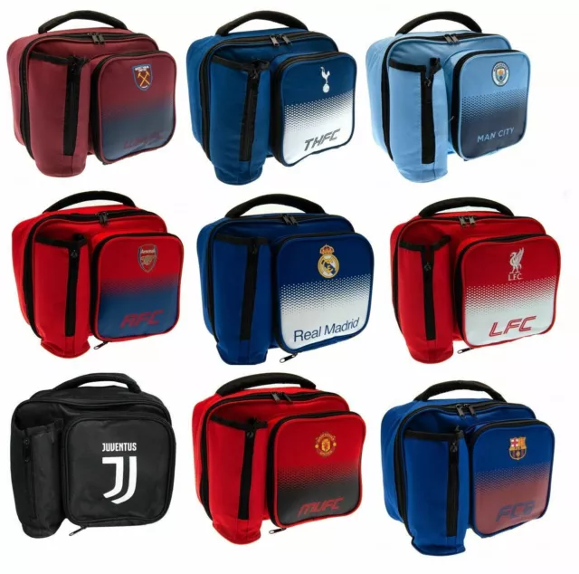 Football Fade Lunch Bag (with bottle holder) - School Kids Gift