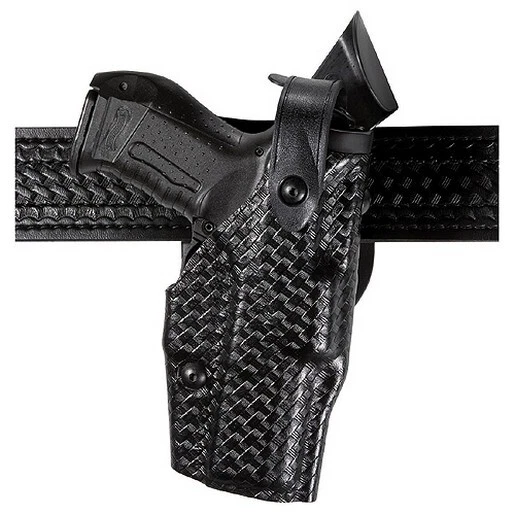 Safariland 6360-450-481 Duty Holster STX Black BW RH Fits Sig Sauer P250 .40
