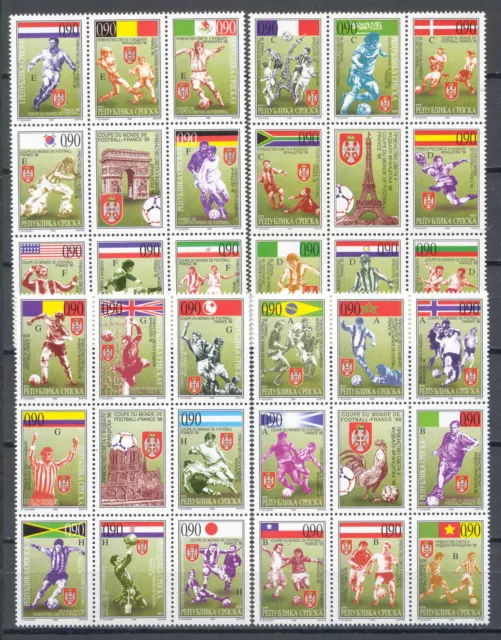 Fußball, Soccer - Serbia, Serbien, Serbische Rep. - 73-104 ** MNH 1998