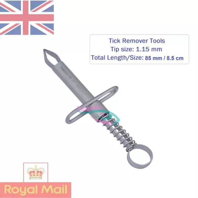 Tick Remover Tweezers - Stainless Steel Tick Removal Tool, Professional Tick UK