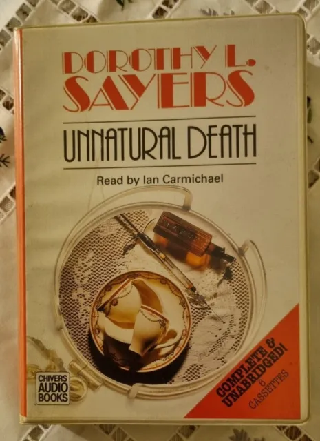 Unnatural Death, Dorothy L Sayers, audiocassette, unabridged (Ian Carmichael)