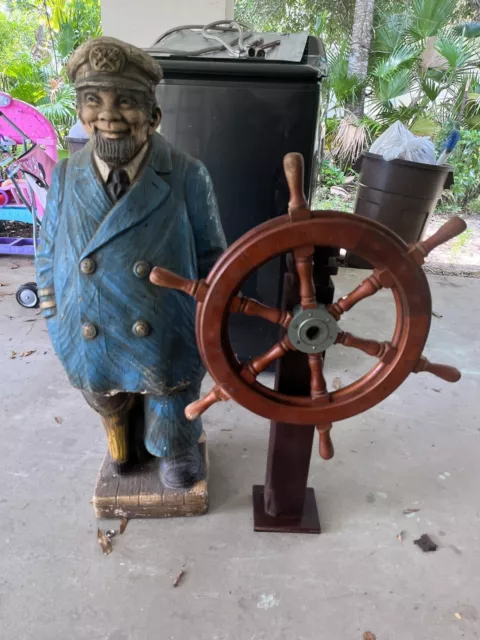 Alfco Captain With A Peg Leg 40” Tall Made In 1952