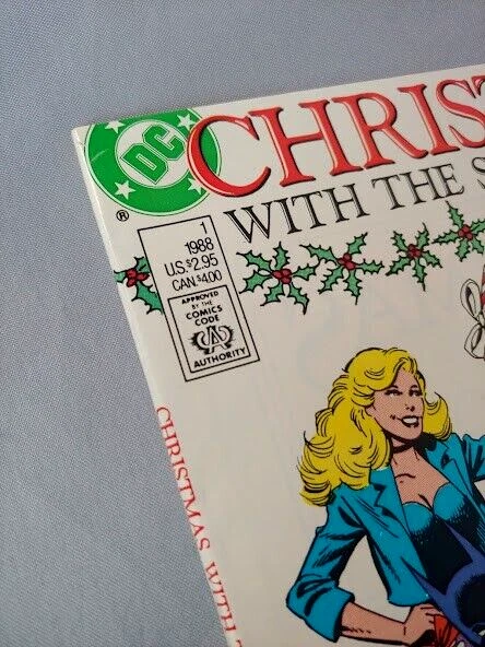 DC Comics #1 Christmas with the Super Heroes 1988 VF+ 3