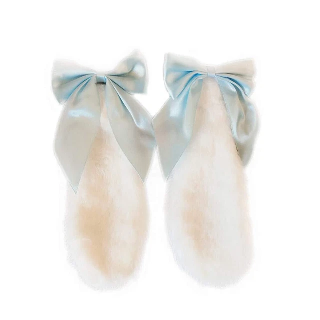 A Pair of Animal Furry Ears Hair Clips Costume Headwea...