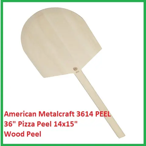 New American Metalcraft 3614 Peel 36" Pizza Peel 14x15" Wooden Peel