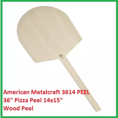 New American Metalcraft 3614 Peel 36" Pizza Peel 14x15" Wooden Peel