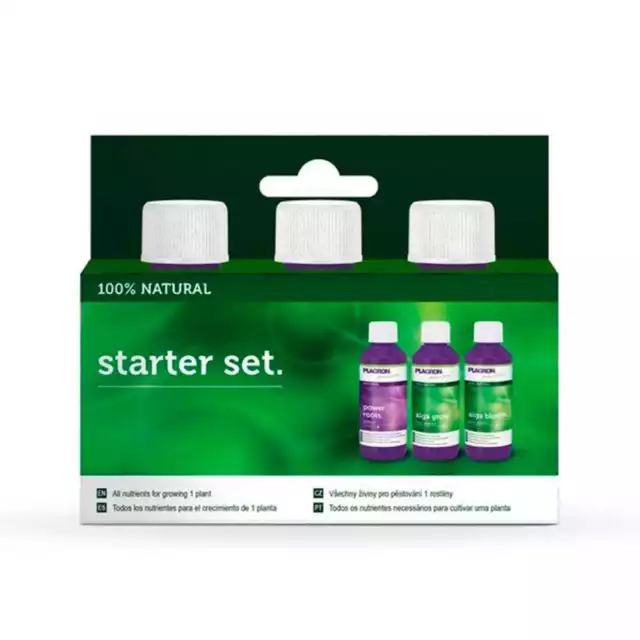 Plagron Starter Set Pack de Fertilizantes (100% Natural)