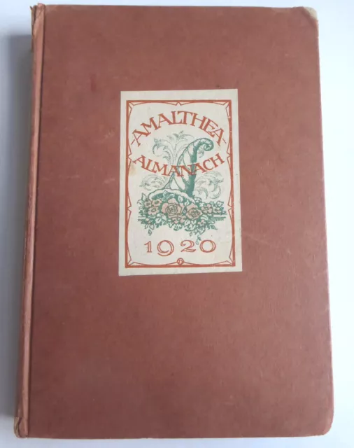 Amalthea-Almanach auf das Jahr 1920 mit Orig.-Ho.´´Gottfr.Keller´´ von A.Segal