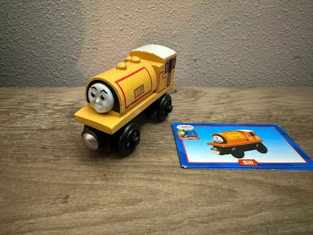 Thomas & Friends Wooden Train BILL Wooden Railway Tank Engine Magnetic w/ID Card