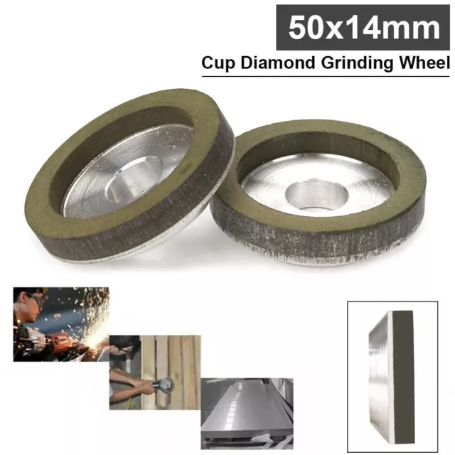 2 Inch Diamond Grinding Wheel for Carbide Cutter Grinder Abrasive Disc 150 Grit