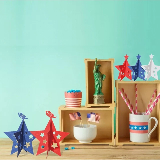 American Independence Day Geometric Tabletop Ornaments Home Decoration