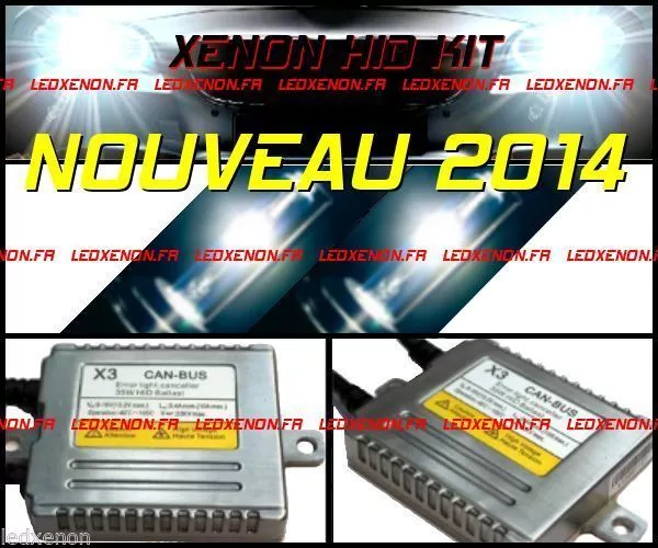 ★New 2014★ Kit Conversion Xenon Hid Ampoule H1 H7 Ballast Anti Erreur Odb Canbus