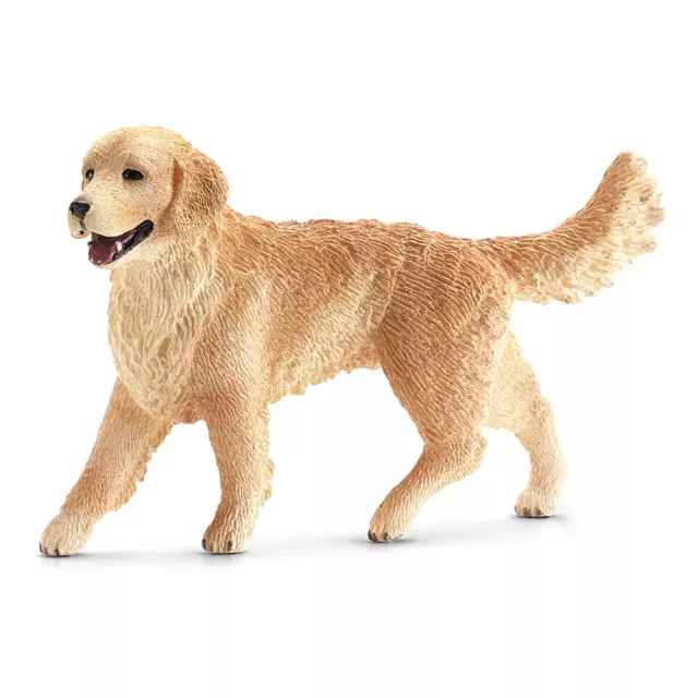 SCHLEICH Farm World Female Golden Retriever Dog Toy Figure